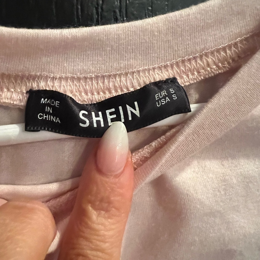 SHEIN size small sequin sleeved top - Picture 2 of 2